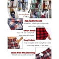 thumbnail image 5 of Avidlove 2 Pack Women Pajama Pants with Pockets Stretch Buffalo Red Plaid Pajama Bottoms Drawstring Christmas Pj Pants Sleepwear Casual Cozy Lounge Pants, 5 of 6