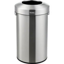 21 gal Stainless Steel Round Open Top Trash Can