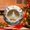 E, variant on Dvkptbk Christmas Tree Ornaments 7.87" Round Acrylic Christmas Hanging Ornaments for Indoor/Outdoor Xmas Forest Snow House Hanging Decor Car Pendant Home Crafts Xmas Decorations/Gifts