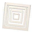 thumbnail image 2 of HILABEE Gear Shape Weaving Loom Set Weaving Tools for Table Mat Scarf Woven Tapestry Square 4pcs Set, 2 of 9
