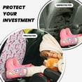thumbnail image 4 of Naloa Seahorse and Starfish 2Pcs Anti-Kick Back Seat Cover Kick Mat, Car Seat Protector with 3 Storage Pockets, 4 of 8