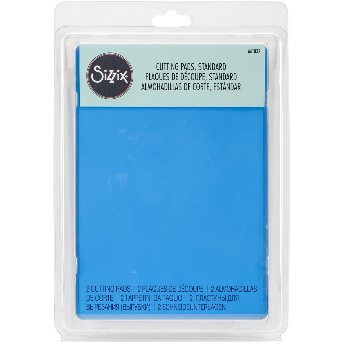 Sizzix Accessory Standard Cutting Pads 1 Pair Blueberry 