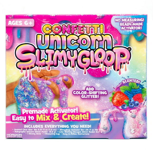 SLIMYGLOOP licorne confettis Substance gluante DIY