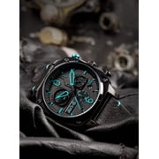 AVI-8 Hawker Hunter Retrograde Stainless Steel 45mm Japanese Quartz Wristwatch