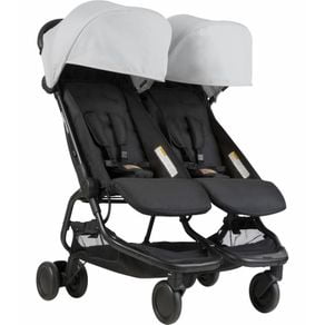 EAN 9420015762600 product image for Mountain Buggy Nano Duo Stroller, Silver | upcitemdb.com