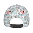 thumbnail image 6 of Kdxio Unisex Cute Rabbit And Heart Pattern Baseball Cap Unisex Washed Classic Adjustable Hat, 6 of 8