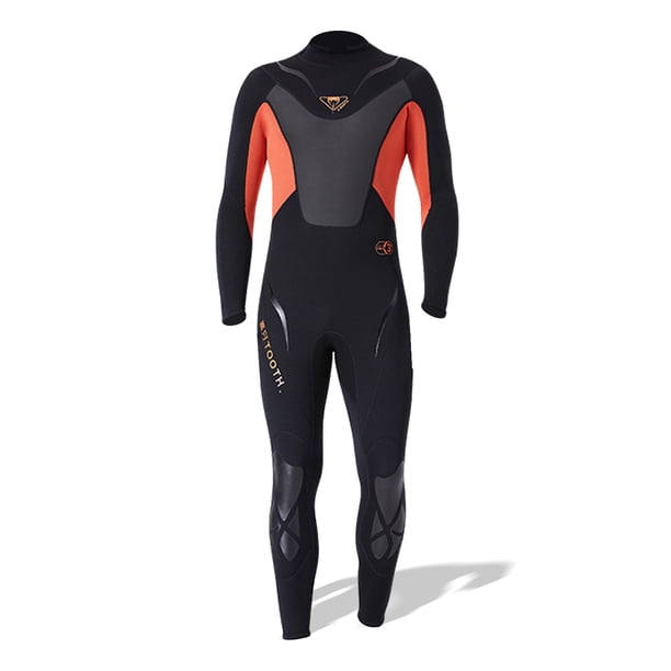 Traje de neopreno de cuerpo completo de neopreno de 3 mm para hombre con traje de buceo con cremallera trasera