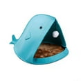 thumbnail image 2 of CNKOO Exquisite Pets Bed Widely Use Felt Foldable Shark Dog Cats House for Daily Use, 2 of 10