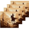 thumbnail image 2 of 6PCS Western Desert Cowboy Towels Cotton Washcloths Set,Quick Drying & Absorbent Soft Bathroom Hand Towel Lightweight & Portable Fingertip Towel Decor Gift, 2 of 7