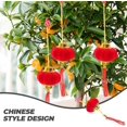 thumbnail image 2 of HOMSFOU 30 Pcs Mini Lanternes Rouges, Ornements de Festival de Printemps en Tissu Floqué, pour Nouvel An, Mariages, Fêtes, Décorations Intérieures et Extérieures, 2 of 8