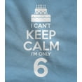 thumbnail image 2 of Unisex Tstars 6th Birthday T-Shirt - Unique Birthday Gift - I Can't Keep Calm I'm 6 Graphic Tee - Ideal for Celebrating Six-Year-Old Birthday - Kids Party Celebration Shirt, 2 of 7