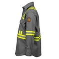 thumbnail image 5 of Flame Resistant High Visibility Hi Vis FR Shirt - 100% C - 7 oz (Large, Light Grey), 5 of 9