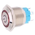 thumbnail image 4 of Interruptor de Botón ANGGREK 2 uds 12~24VDC redondo 19mm 4PIN, 4 of 8