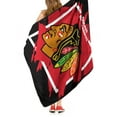 thumbnail image 5 of The Northwest Group  Chicago Blackhawks 46" x 60" Dimensional Micro Raschel Plush Throw Blanket, 5 of 5