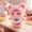 Pink, variant on Plush Doll/Toys - Cute Kawaii Figurine With Expressive Eyes & Fluffy Ears | Compact Desktop Decor For Birthday Party Decorations, Halloween/Easter Gifts, Available In Multiple Colors,