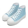thumbnail image 2 of Womens Mens High Top Canvas Sneakers Lace Up Platform Casual Shoes Classic Comfortable Fashion Sneakers, 2 of 6