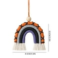 thumbnail image 3 of 1 Piece Oil Car Diffuser Mirror Hanger With Wood Beads For Home Wall Car Decoration, 3 of 4