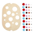 thumbnail image 1 of Juego de mesa de sortillo de madera Juego de mesa preescolar Cognición de juguetes de juguete temprano juguetes para la educación de juguetes para 1 tamaño de conjunto, 1 of 9
