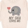 thumbnail image 3 of Inktastic My Gigi Loves Me Grandchild Toddler Sweatshirt, 3 of 4