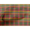 thumbnail image 3 of oneOone Cotton Poplin Fabric Madras Check Printed Craft Fabric BTY 42 Inch Wide, 3 of 3
