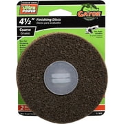 Gator Finishing 3876 Coarse Surface Conditioning Disc 2 Pack, 4.5"