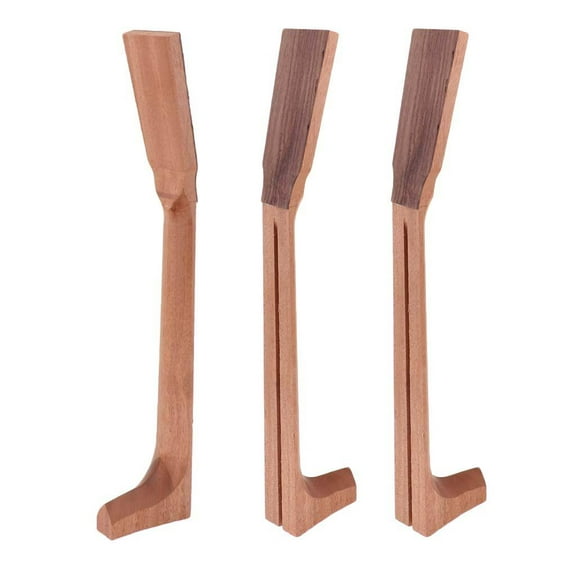 Set of 3, Wood Acoustic Guitar Neck (Blank) Fretboard Accessories Luthier