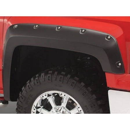 Husky Liners 2804957 Pocket Style Fender Flares Fits 2014–2018 Chevy Silverado 1500 Fleetside, 2019 Silverado 1500 6'6" Bed Legacy, 2015–2019 Silverado 2500/3500 HD Fleetside SRW 4pc