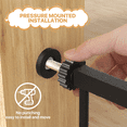 thumbnail image 5 of MoNiBloom Baby & Dog Pet Safety Gate for Doorways and Stairways 41" Tall, Fits 27-34 Inch Openings, Pressure Mounted Easy Walk Through Pet Gate, Black, 5 of 9