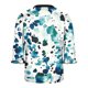 thumbnail image 5 of TaTaai Women's Summer V-Neck Top Printed Ruched Front Flared Half Sleeve Casual Chic Blouse Beach Vacation Daily Wear Gift, 5 of 6