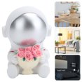 thumbnail image 4 of Decoración de mesa de astronautas, escultura de estatuas de astronauta interesante de resina para adorno de escritorio para miembro de la familia para amigo para regalo de Unbranded 1214210023612, 4 of 8