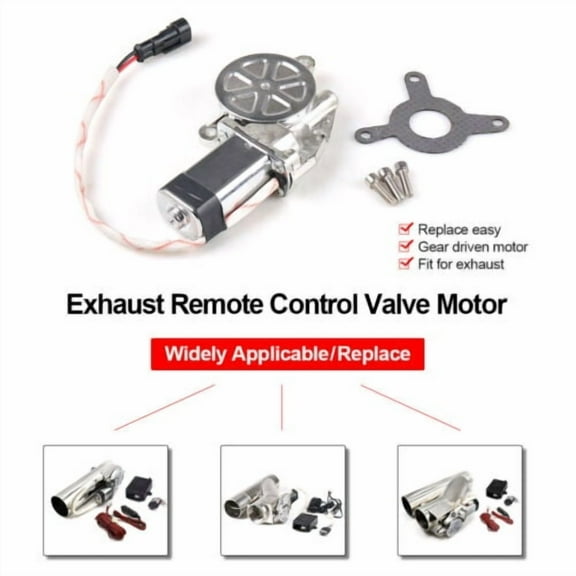For 2'',2.25'',2.5'',3'' I/Y Exhaust Pipe Electric Exhaust Control Valve Motor