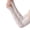 White, variant on Cooling Stretch Arm Sleeves Sun Protection Summer Outdoor Wear Floral Embroidery Detail