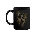 thumbnail image 2 of Vintage Letter W Design  Mug Unisex's -Image by Shutterstock, 2 of 4