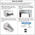 thumbnail image 3 of Awoco FM-1515SA1-M 60" Super Power 2 Speeds 2100 CFM Indoor Air Curtain with an Easy-Install Magnetic Door Switch, 3 of 8