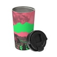 thumbnail image 2 of Fotbe Neon Desert Moon Printed Insulated Travel Coffee Mug Spill Proof Leak Proof Stainless Steel Coffee Tumbler Reusable Coffee Cups with Lids Thermos, 2 of 8