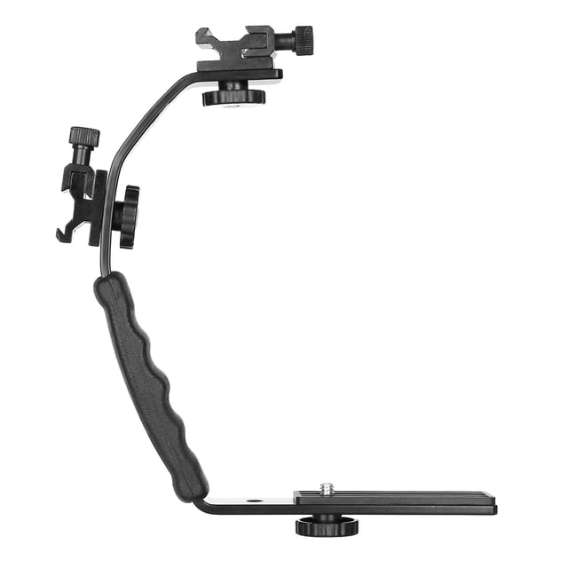 Soporte de Zapata Estándar de Flash Forma de L para Fotógrafo Móvil Para Dslr Cámara Dv Sunnimix Soporte Flash Speedlite