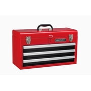 CRAFTSMAN Portable 20.5-in Ball-bearing 3-Drawer Red Steel Lockable Tool Box