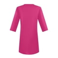 thumbnail image 4 of Loose V Neck 7/8 Sleeve T Shirt For Women Womens Tops Casual 1x Tops The Shirts Lace Womens Shirt plus T Shirts for Women Women's Tops plus Size Womens Long Sleeve Shirts plus Size for Women Women's, 4 of 4