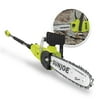 Sun Joe Electric Convertible Pole Chain Saw, 10-inch Chain, 8-Amp