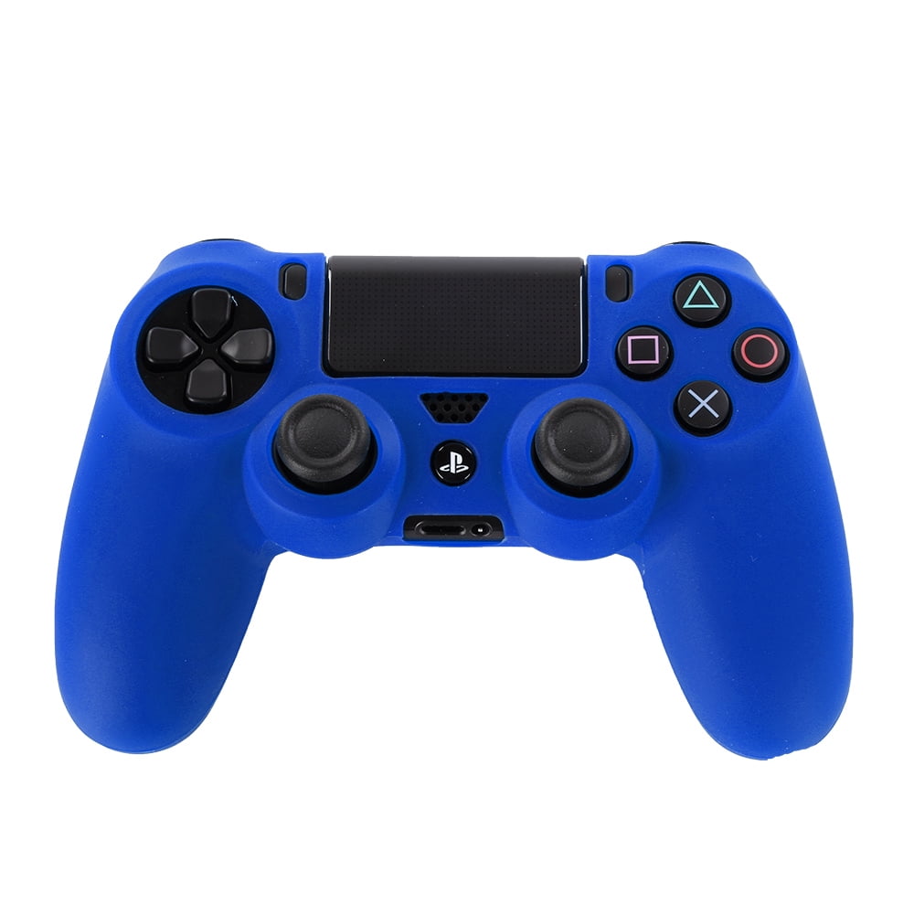 PS4 Controller Case (Navy Blue) Soft AntiSlip Silicone Grip Case