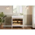thumbnail image 2 of Legion Furniture WS2518-36-DW 36 in. Dreamy White Finish Solid Wood Sink Vanity, 1 ft. Artificial Stone Top, 2 of 4