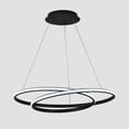 thumbnail image 2 of Lámpara RINGS Tipo Candil Colgante Led Negra Luxica Lighting 6127 B, 2 of 10