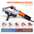 thumbnail image 4 of KFFKFF Pipe Tube Polisher Sander,1000W Stainless Steel Round Pipe Polisher, Steel Pipe Grinder with 6 Variable Speeds 1100-3200rpm & 100PCS Sanding Belts for Burnishing Finishing Rust Removal, 4 of 8