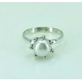 thumbnail image 5 of Navya Craft Freshwater Pearl 925 Sterling Silver Handmade Statement Crown Women Ring Size 11.5, 5 of 5