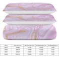 thumbnail image 2 of HAHDAXIA Marble Pattern Bedding Solid Comforter Set for All Seasons,3 Pieces(1 Comforter+2 Pillowcases),Soft Microfiber Bedding Set Queen(90"x90"), 2 of 7