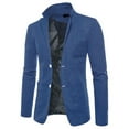 thumbnail image 3 of Men's Fashion Slim Fit for Spring Summer Lightweight Suit Jacket with Material, 3 of 4