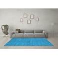 thumbnail image 3 of Ahgly Company Indoor Rectangle Oriental Light Blue Industrial Area Rugs, 8' x 12', 3 of 4