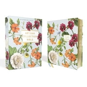 Angle View: Niv, Artisan Collection Bible, Leathersoft, Blue Floral, Red Letter Edition, Comfort Print (Hardcover)