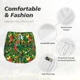 thumbnail image 4 of Balery Cute Christmas Stocking Bear Pantalones cortos deportivos para mujer con forro y dos bolsillos, elásticos, para entrenamiento, gimnasio, yoga-X-Large, 4 of 7