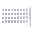 thumbnail image 3 of 2 s de 3 mm y 6 mm de material acero, de perforaciones con números de para herramientas de artesanía en cuero DIY Soledad Alfabeto número sello sacador, 3 of 10